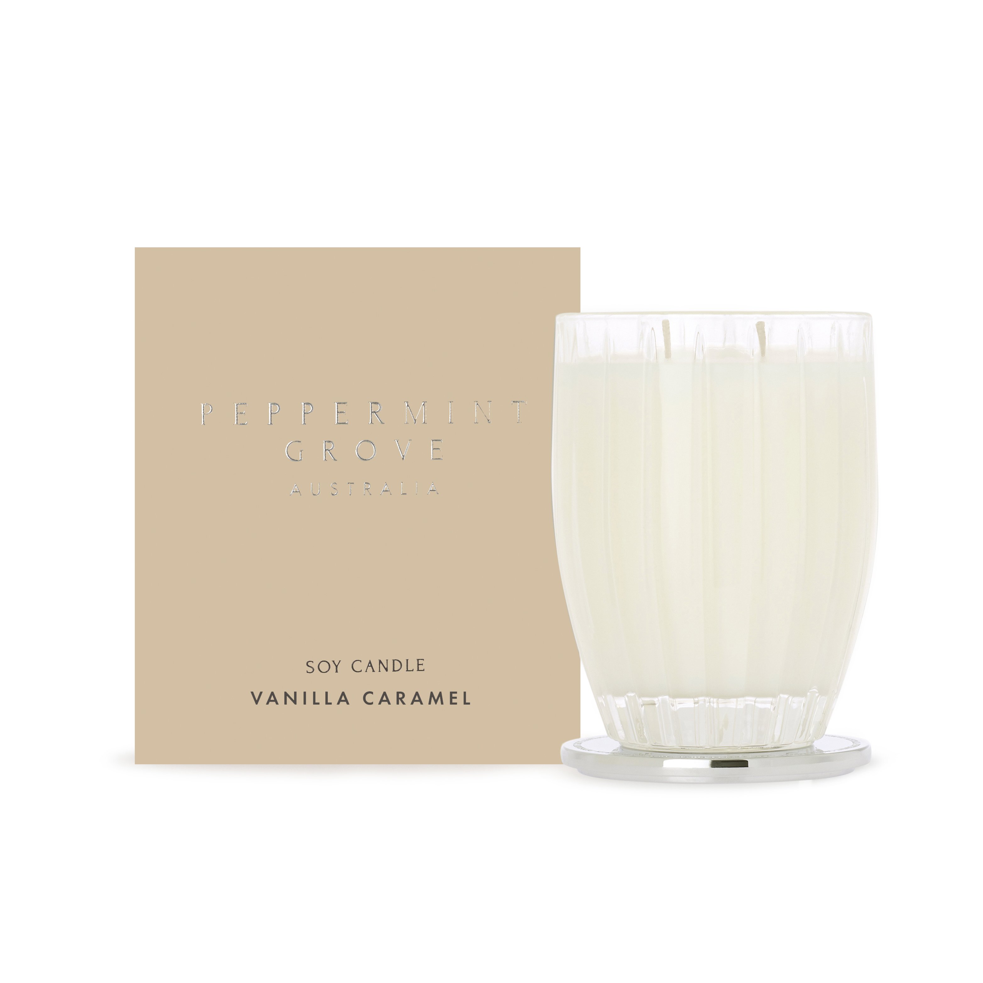 Peppermint Grove Candle 370g Vanilla Caramel