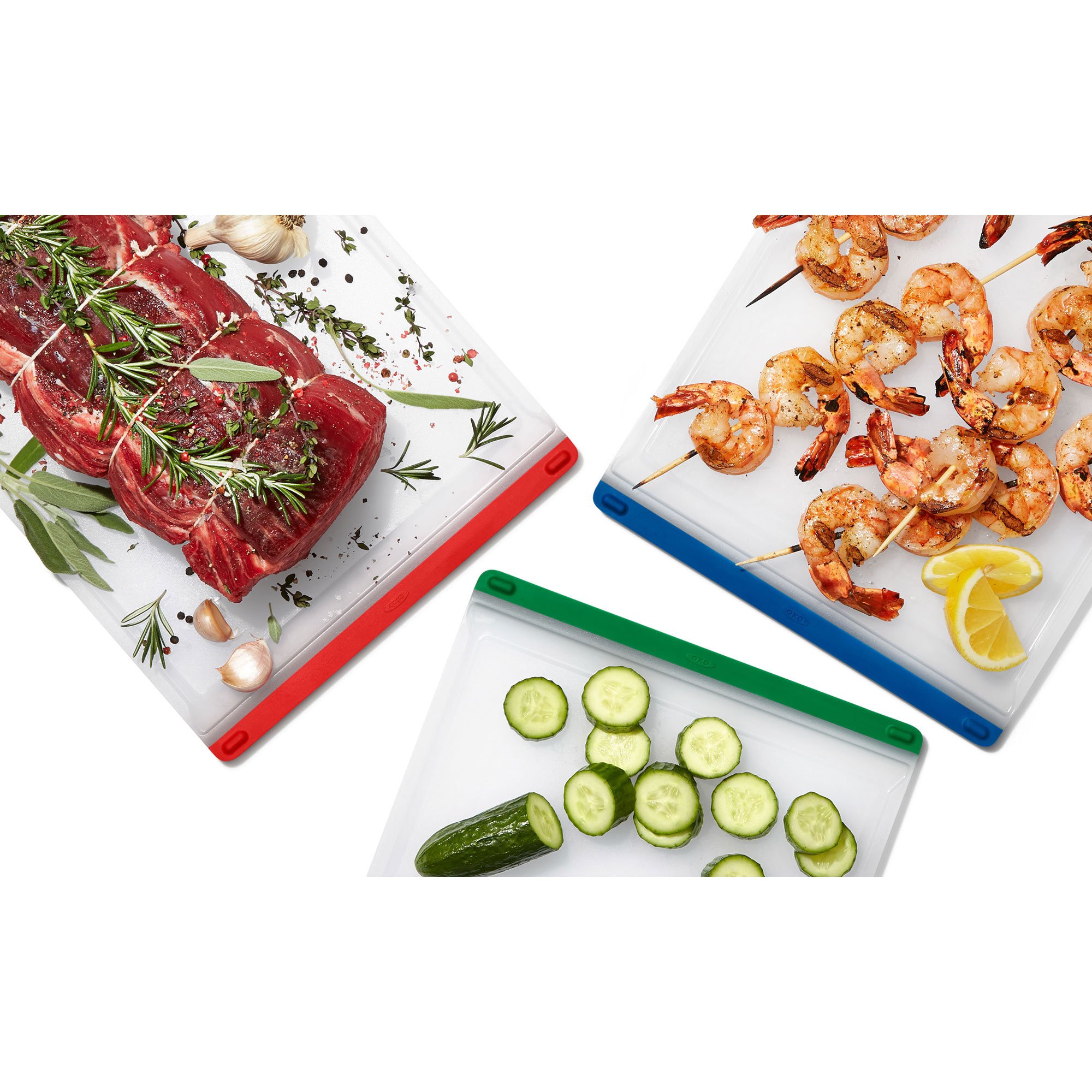 OXO 3 Piece Cutting Board Set
