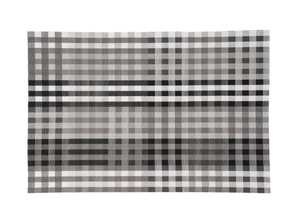 Maxwell & Williams Table Accents Placemat 45x30cm White Grey Check