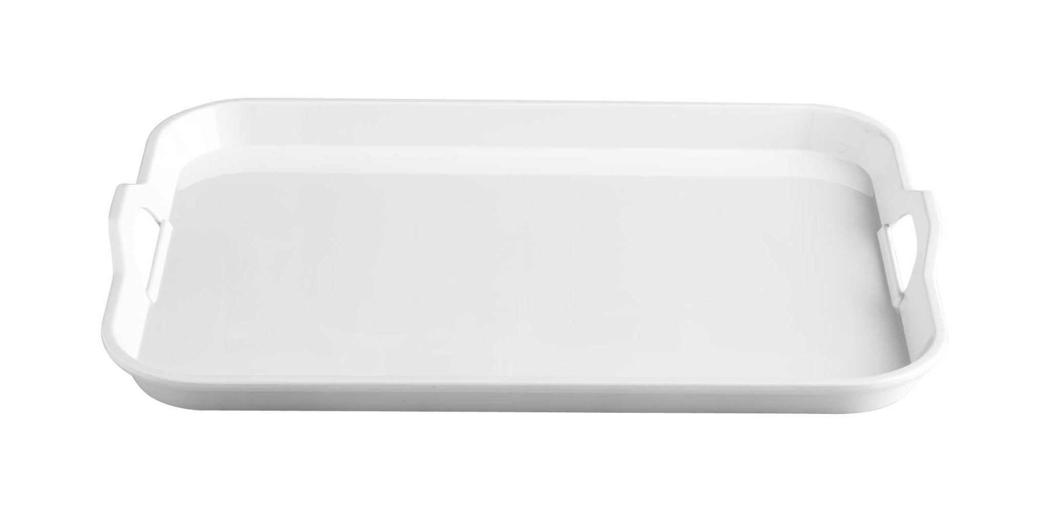 Superware Melamine Tray Hand 44x32cm White