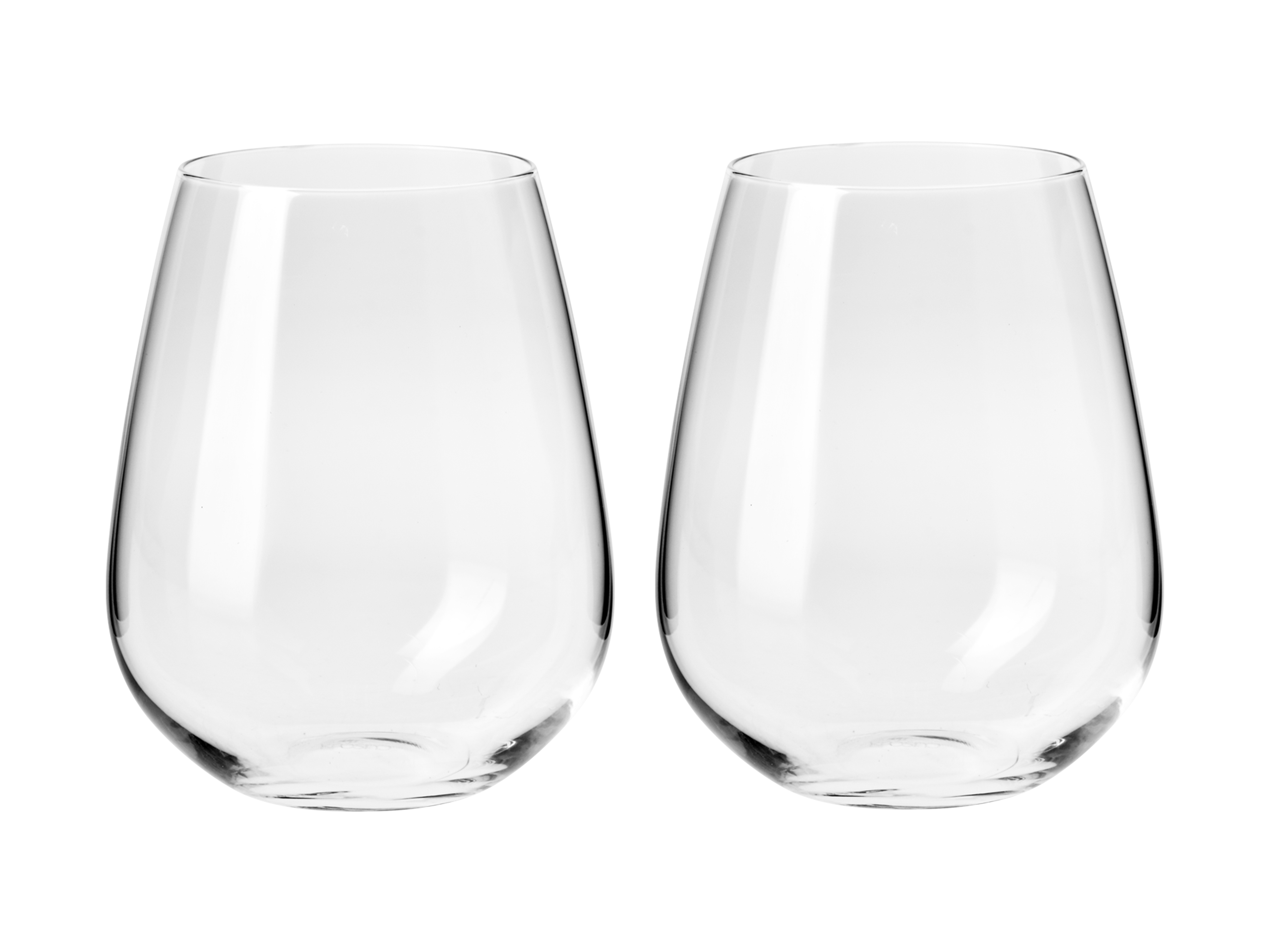 KR Duet Stemless Wine Glass 500 ML Set of 2 Gift Boxed