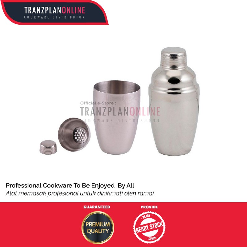 PROFESSIONAL STAINLESS STEEL COCKTAIL SHAKER DRINK MIXER Cocktail Shaker Shaker Cawan Shaker Pengadun