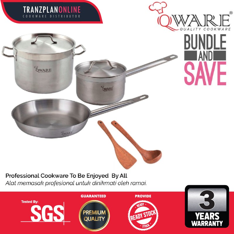 BUNDLE & SAVE STAINLESS STEEL COOKWARE Stainless Steel Cookware Alat Masak Perkakas Dapur