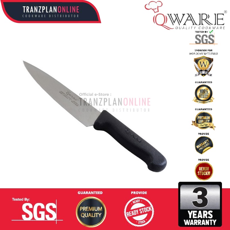[Authentic 100%] Stainless Steel Chef Knife - Kitchen Knife - Pisau Dapur -  Pisau Lapah - Perkakas Dapur