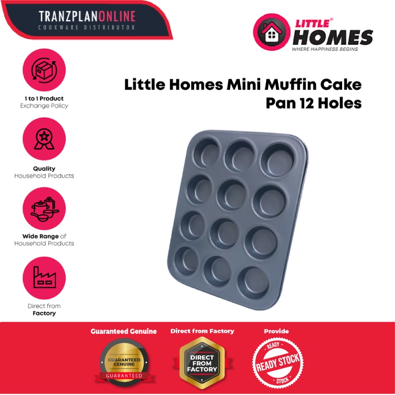 Mini Muffin Cake Pan 12 Holes Cookies Tray Baking Tray Cupcake Mould Jelly Mould Chocolate Mould