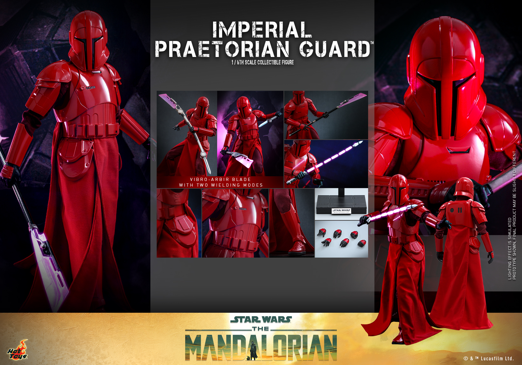 HOT TOYS TMS108 STAR WARS: THE MANDALORIAN™ IMPERIAL PRAETORIAN GUARD™ 1/6TH SCALE COLLECTIBLE FIGURE