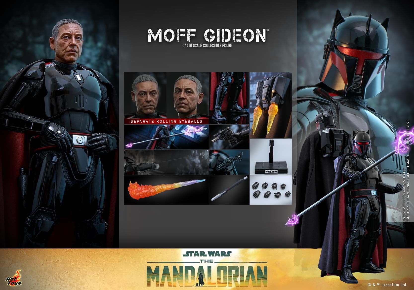 HOT TOYS TMS107 【Star Wars: The Mandalorian™ - 1/6th scale Moff Gideon™ Collectible Figure】