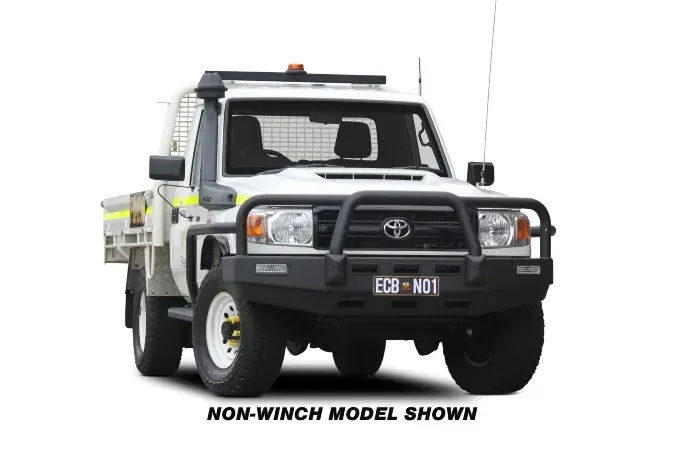 TOYOTA LANDCRUISER 79 SERIES Winch Bullbar Compatible with Side Step Rail (11/16 to )