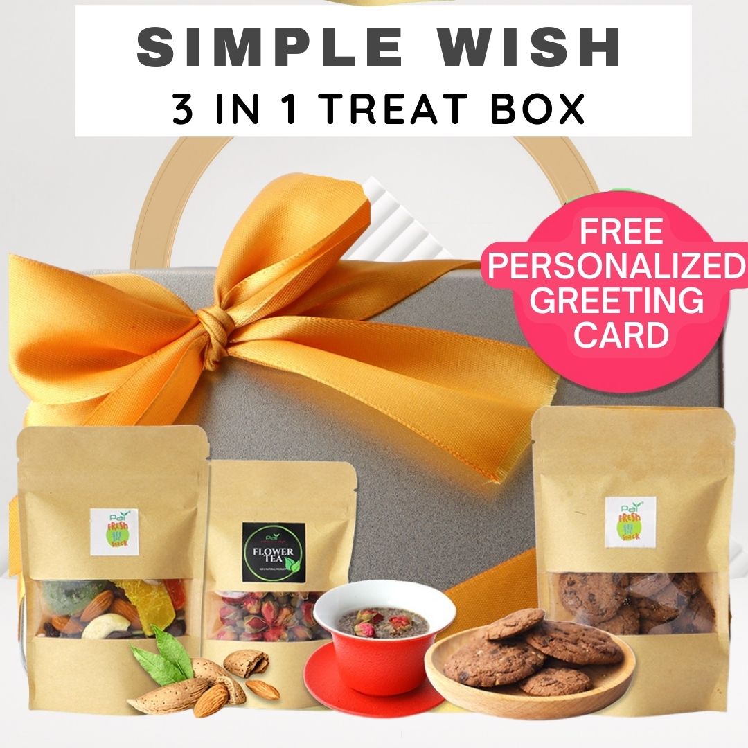  (WG5) Simple Wish Gift Set - 3-in-1 Treats Box