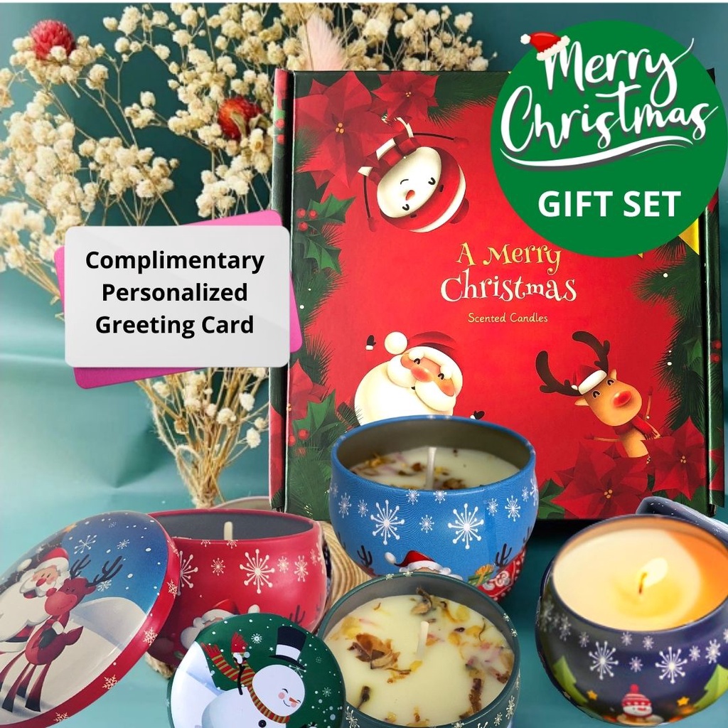 Christmas Scented Candle Gift Set