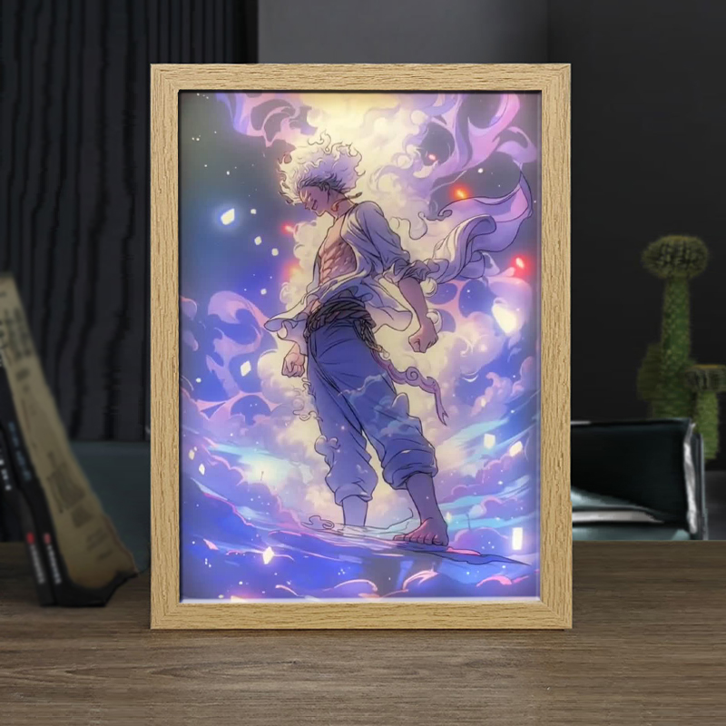 ワンピース 夕暮れの光と影のフレーム