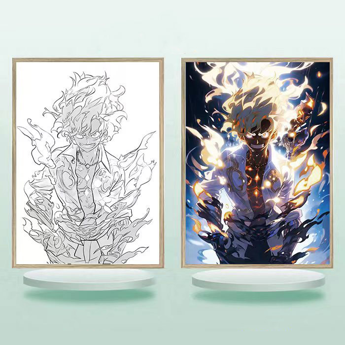 夕暮れの光と影の絵【ワンピース】9種類