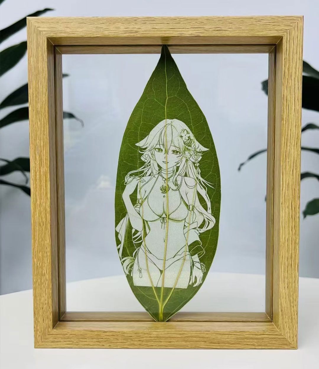 Yitoto™原神葉っぱの彫刻