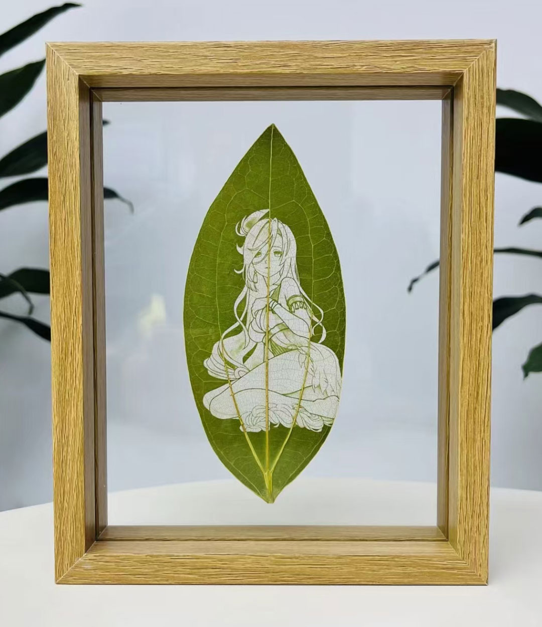 Yitoto™原神葉っぱの彫刻