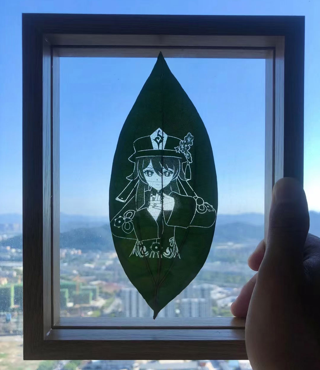 Yitoto™原神葉っぱの彫刻
