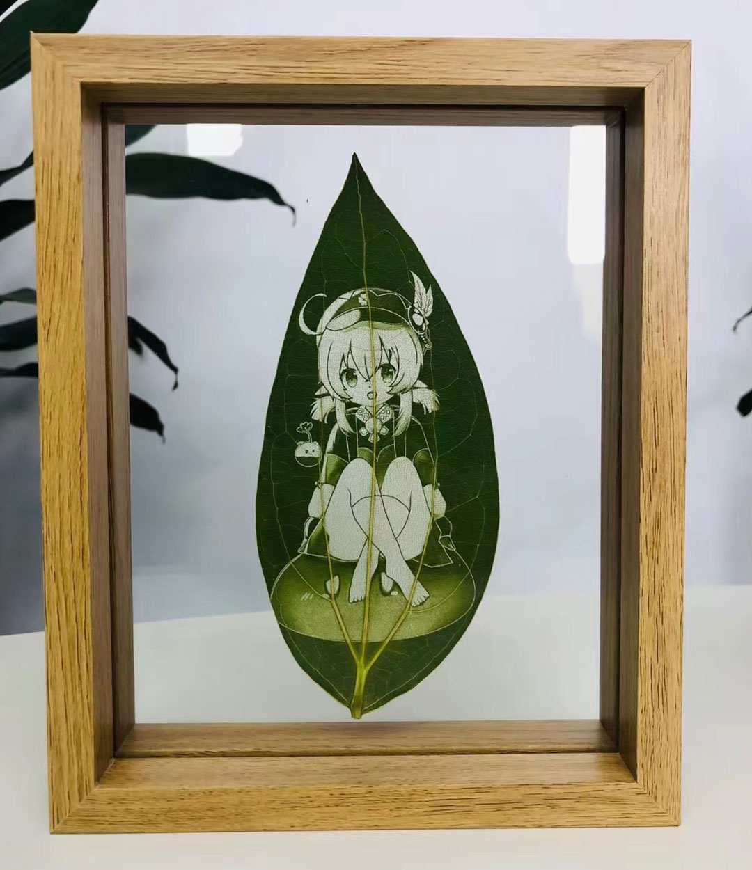 Yitoto™原神葉っぱの彫刻