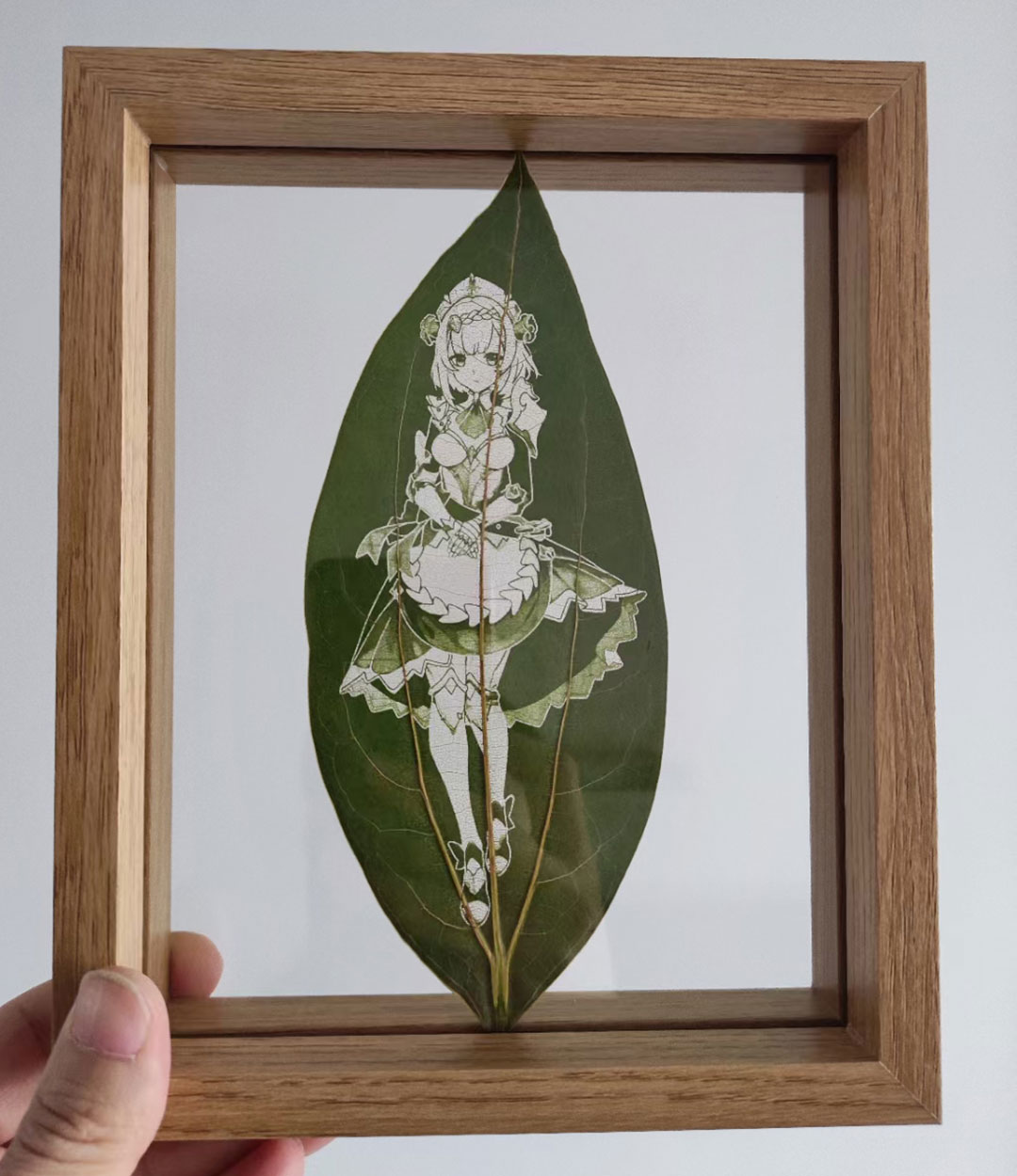 Yitoto™原神葉っぱの彫刻