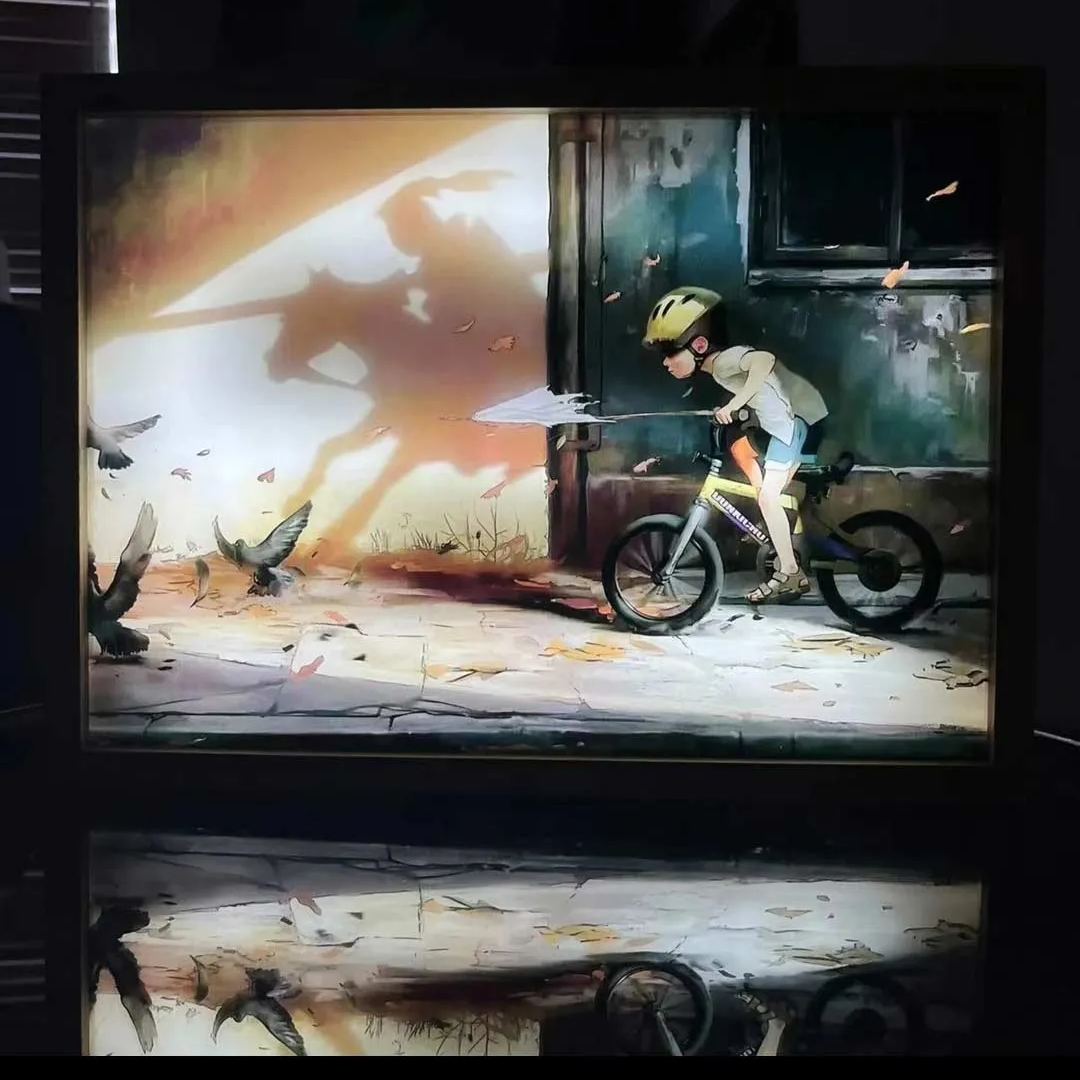 夕暮れの光と影の絵【クラシックモデル】22種類