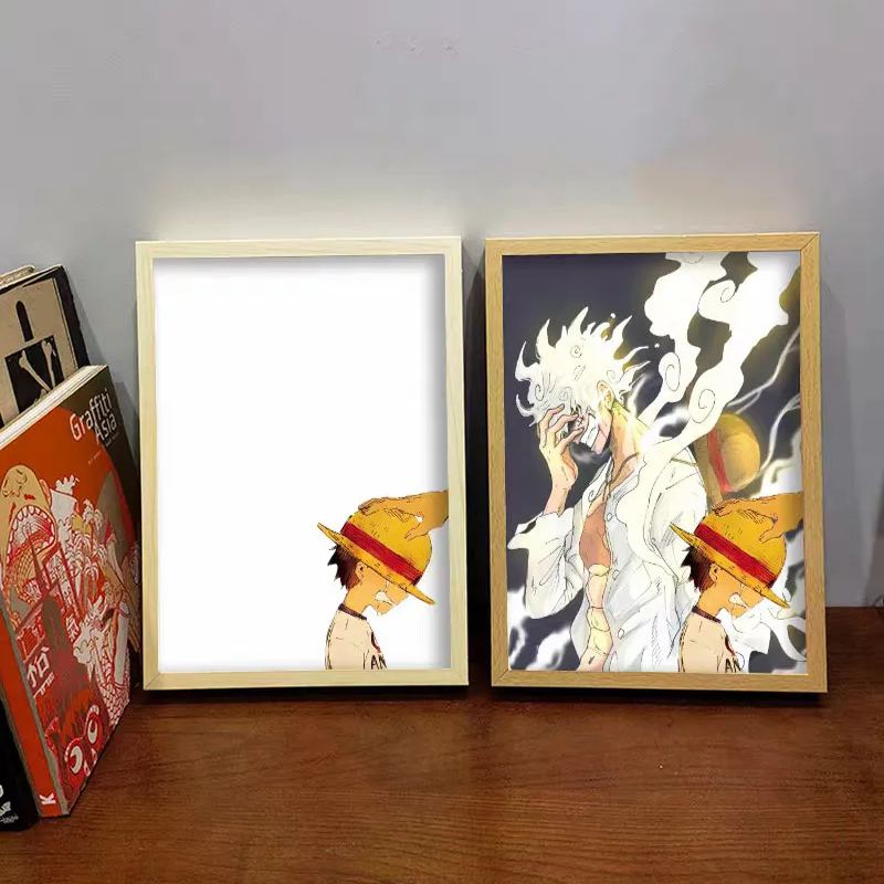 ワンピース 夕暮れの光と影のフレーム