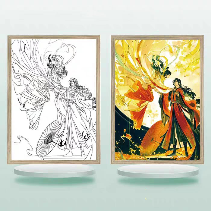 夕暮れの光と影の絵【天官賜福 TGCF】7種類