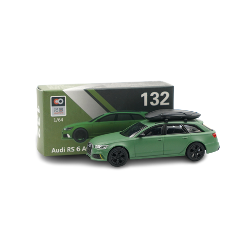 拓意#132 1/64 奧迪 RS6 Avant (附行李架, 綠色)