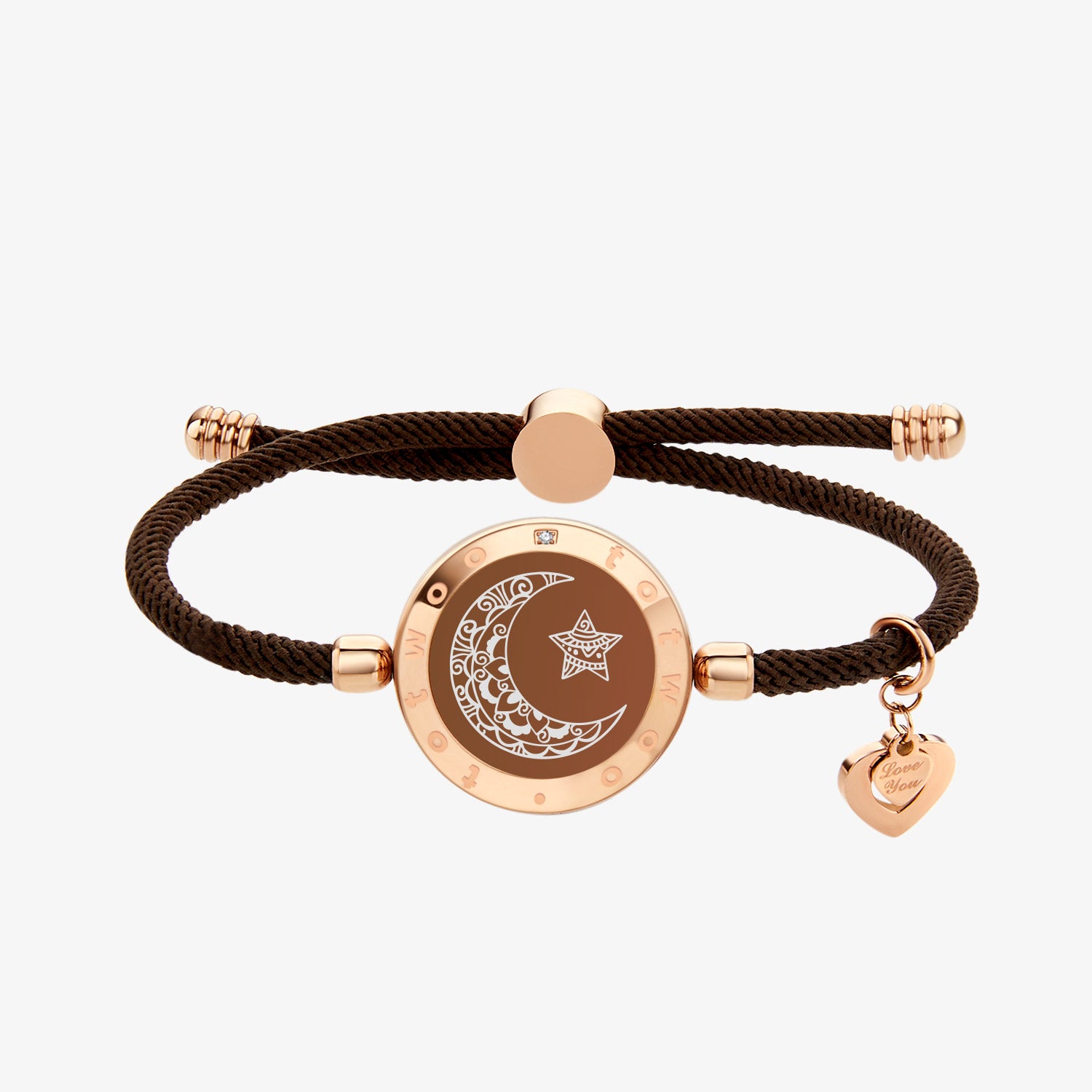 Moon Touch Bracelets with Milan Rope Single