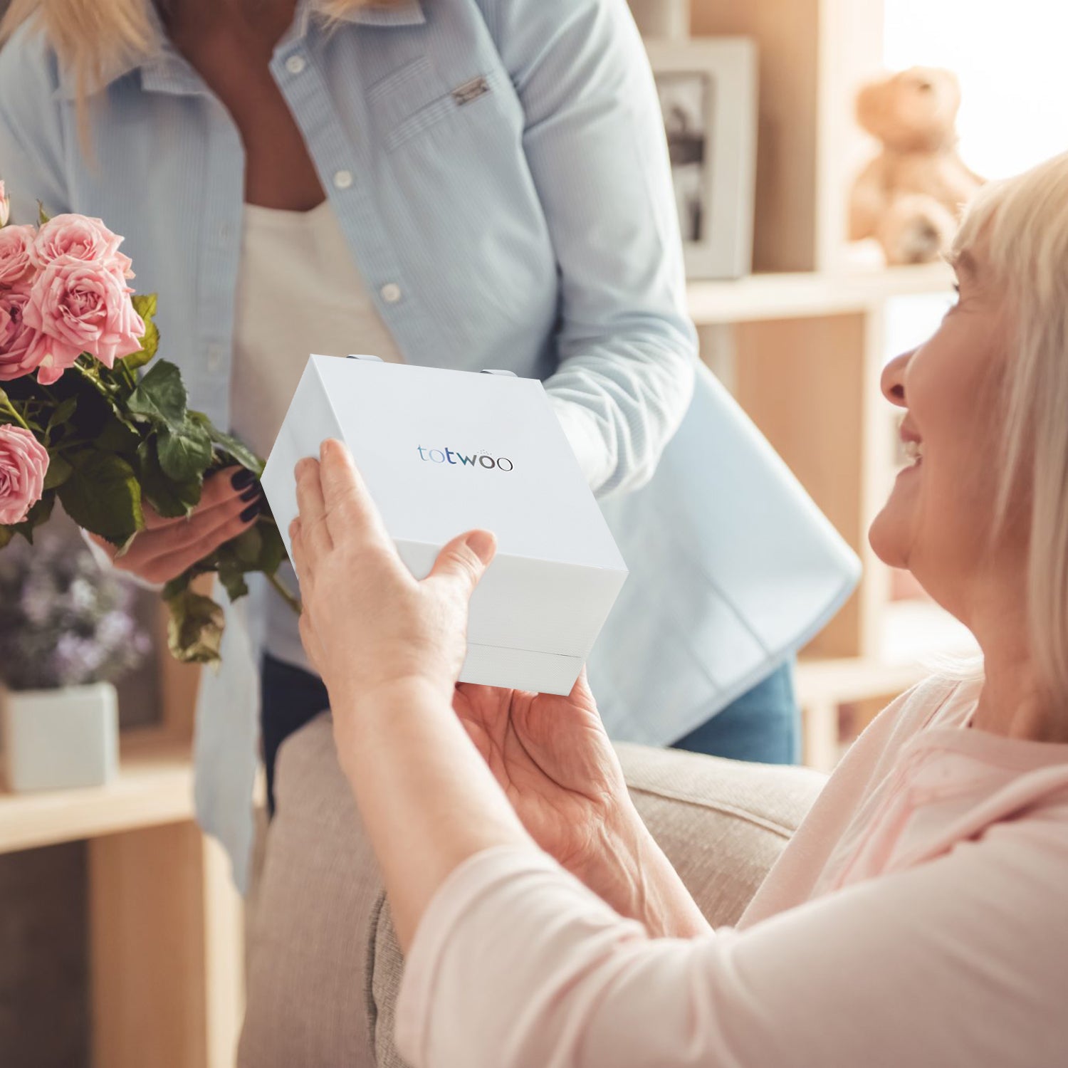 Moon&Moon 長距離タッチブレスレット スマートブレスレット ペアブレスレット インタラクティブ可能 Snake Chain