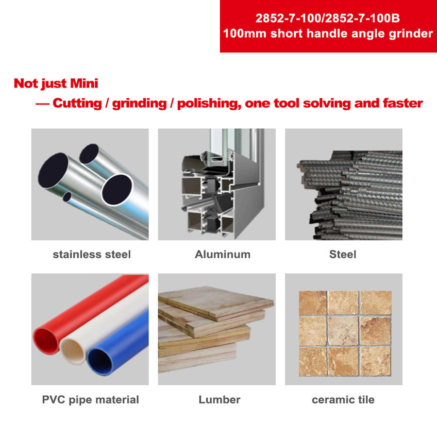 Devon 4'' Angle Grinder | 100mm | 710W | Speed Control | SIDE SWITCH | M10/M14 | 2828-7-100