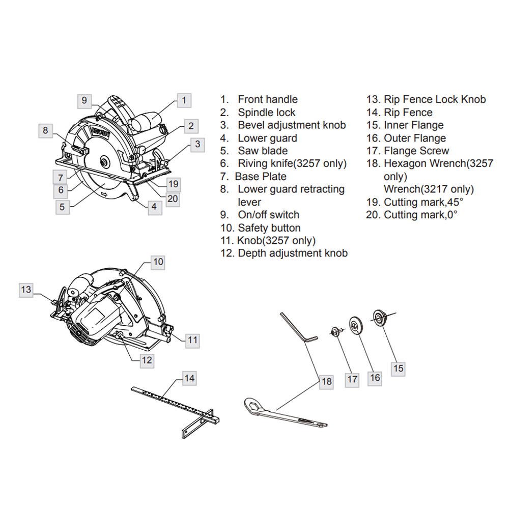 DEVON 3217 185mm Circular Saw