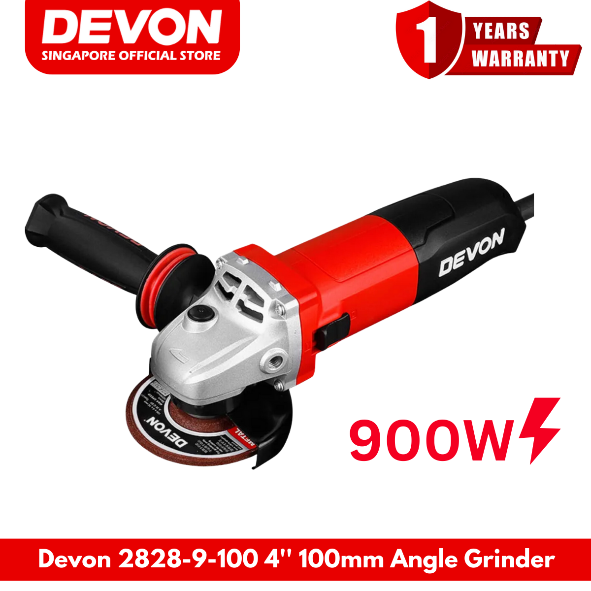 Electric Angle Grinder 2828-9-100