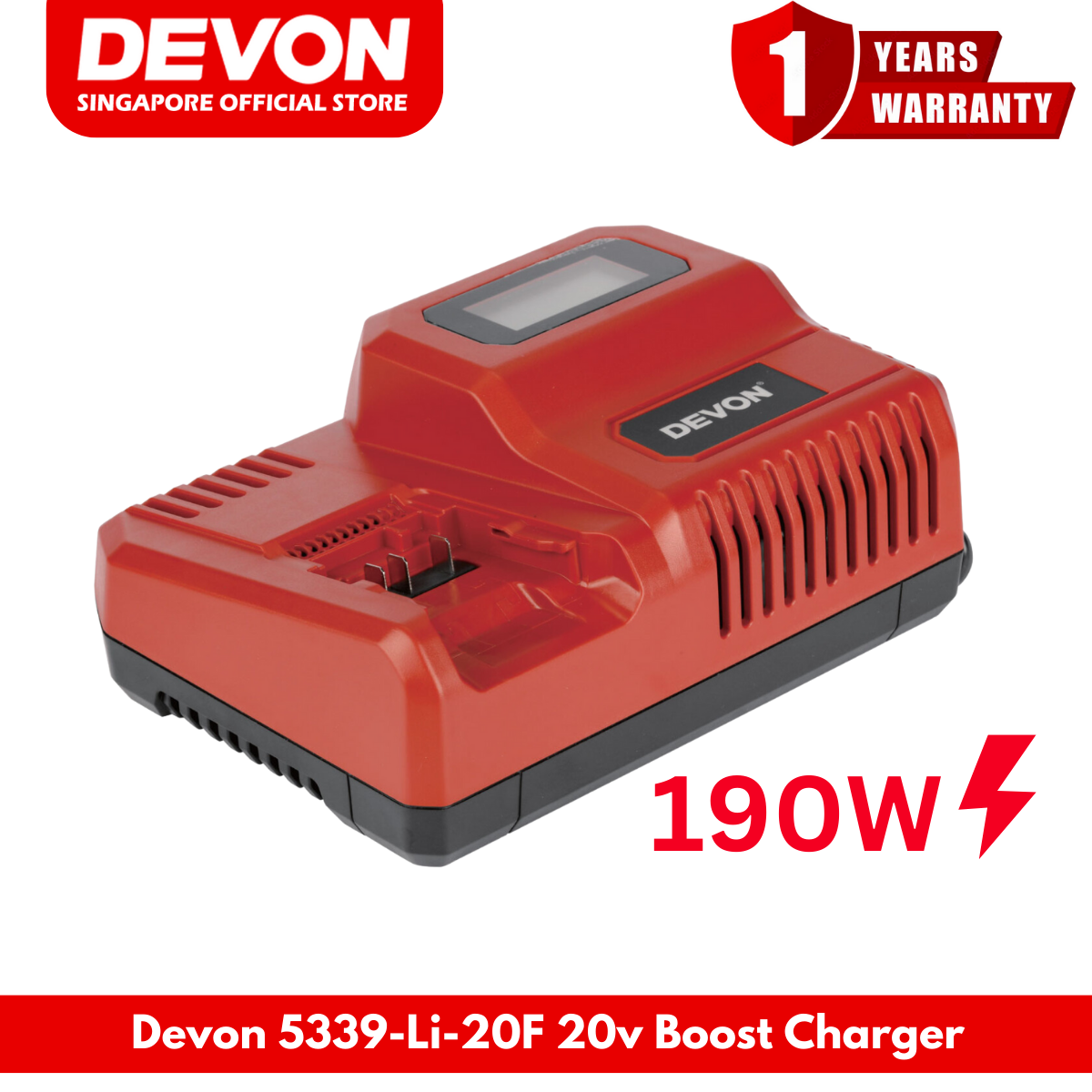 DEVON Boost Charger 20V 5339-Li-20F 
