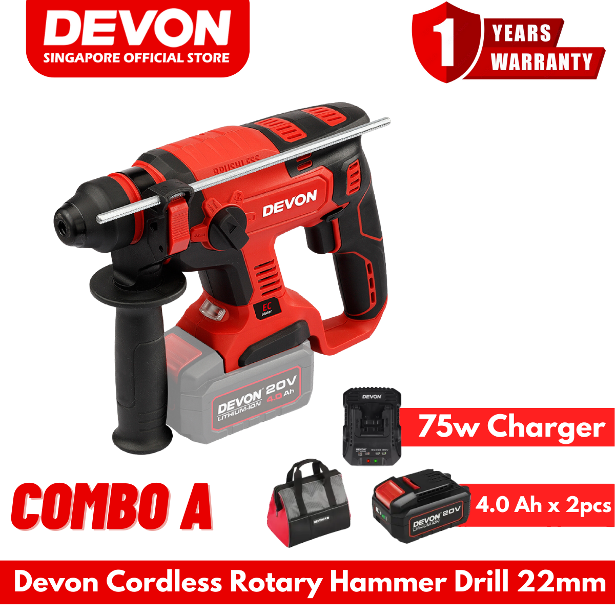 Cordless Rotary Hammer 5401-Li-20RH