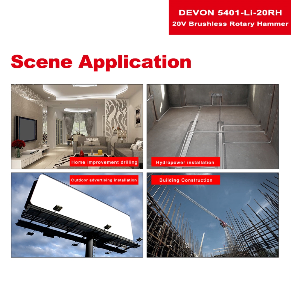 DEVON 5401 CORDLESS ROTARY HAMMER 22MM