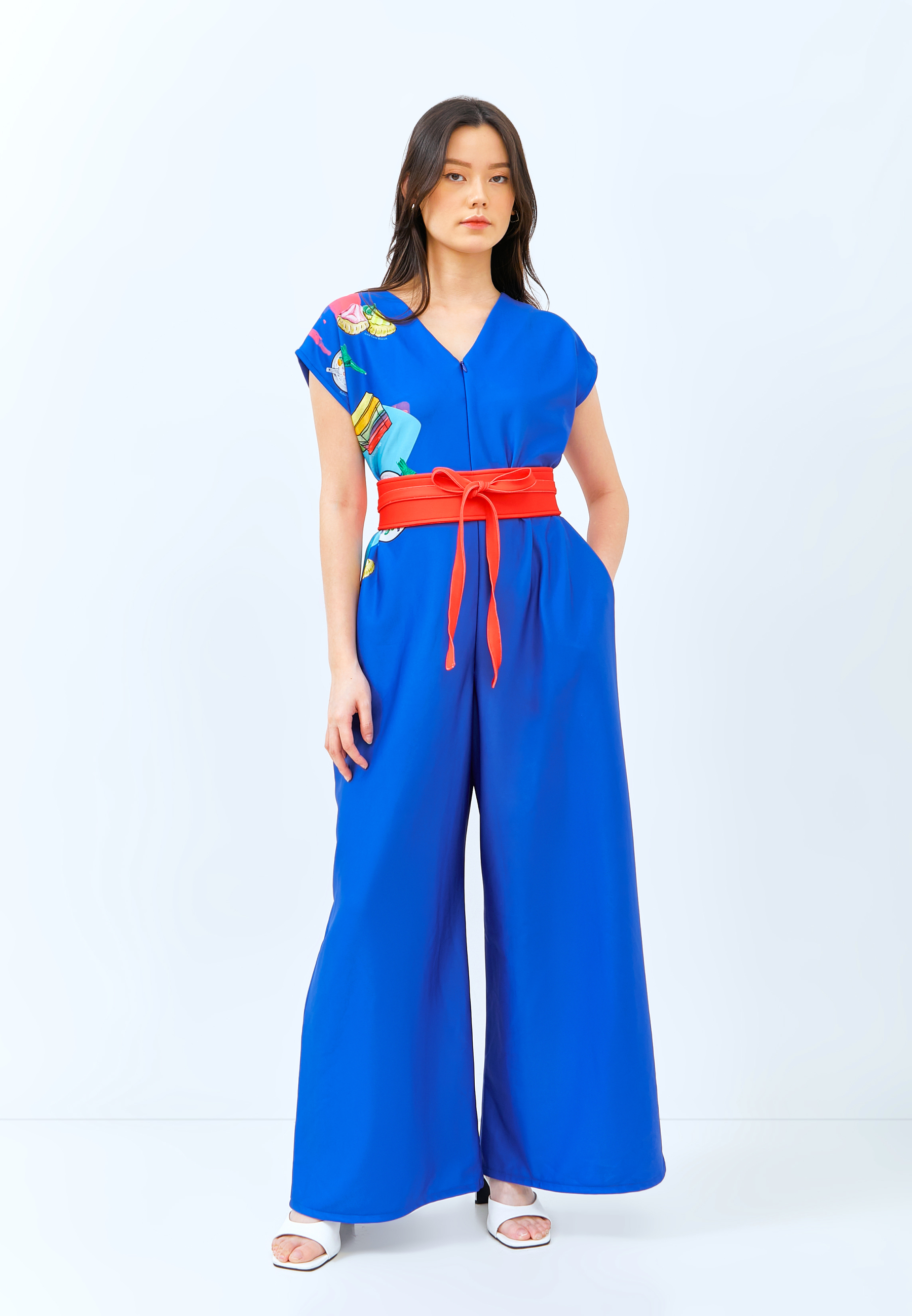 Multi-Way Long Jumpsuit Local Food by Lester Lee X Say Kim Han