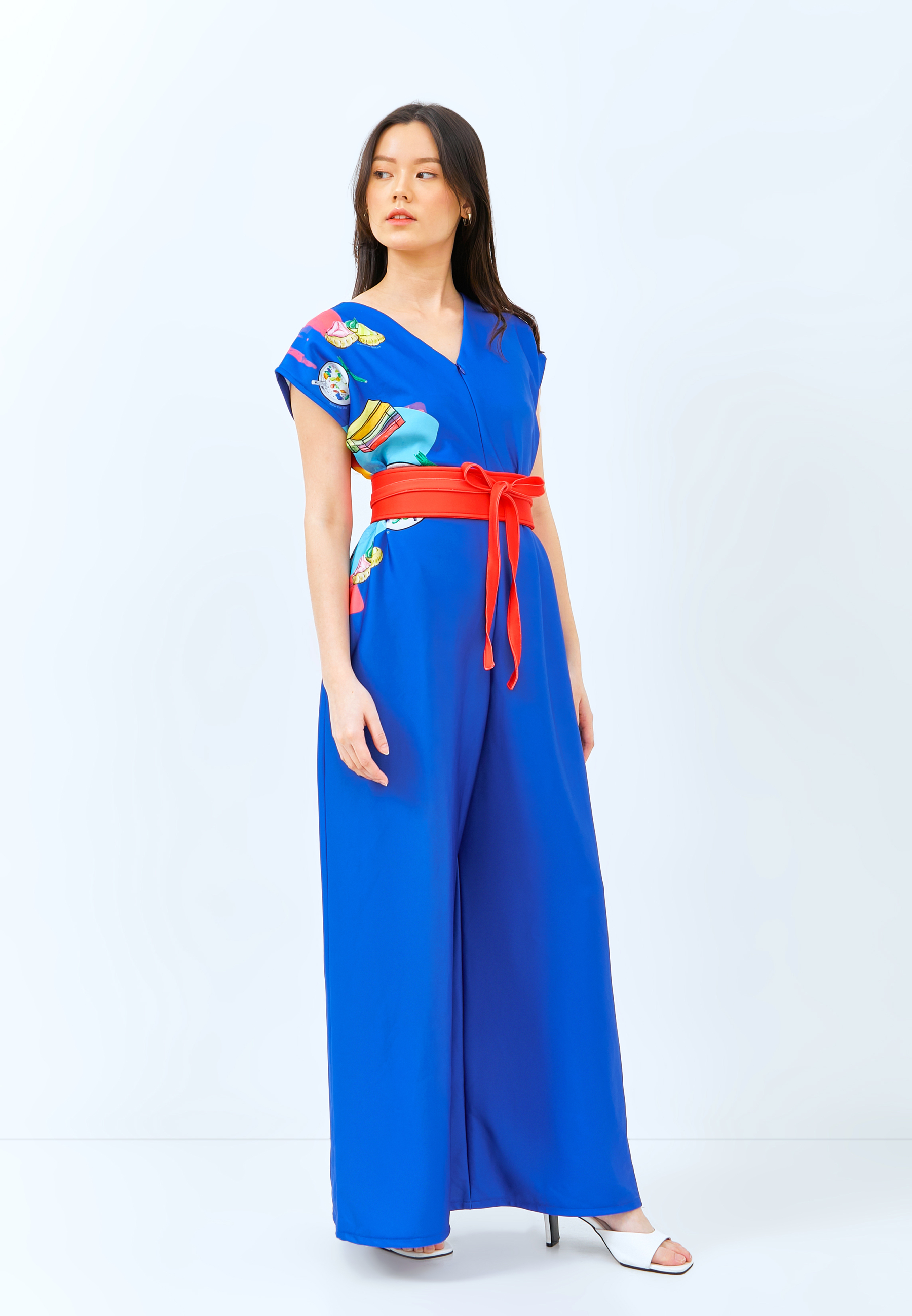 Multi-Way Long Jumpsuit Local Food by Lester Lee X Say Kim Han