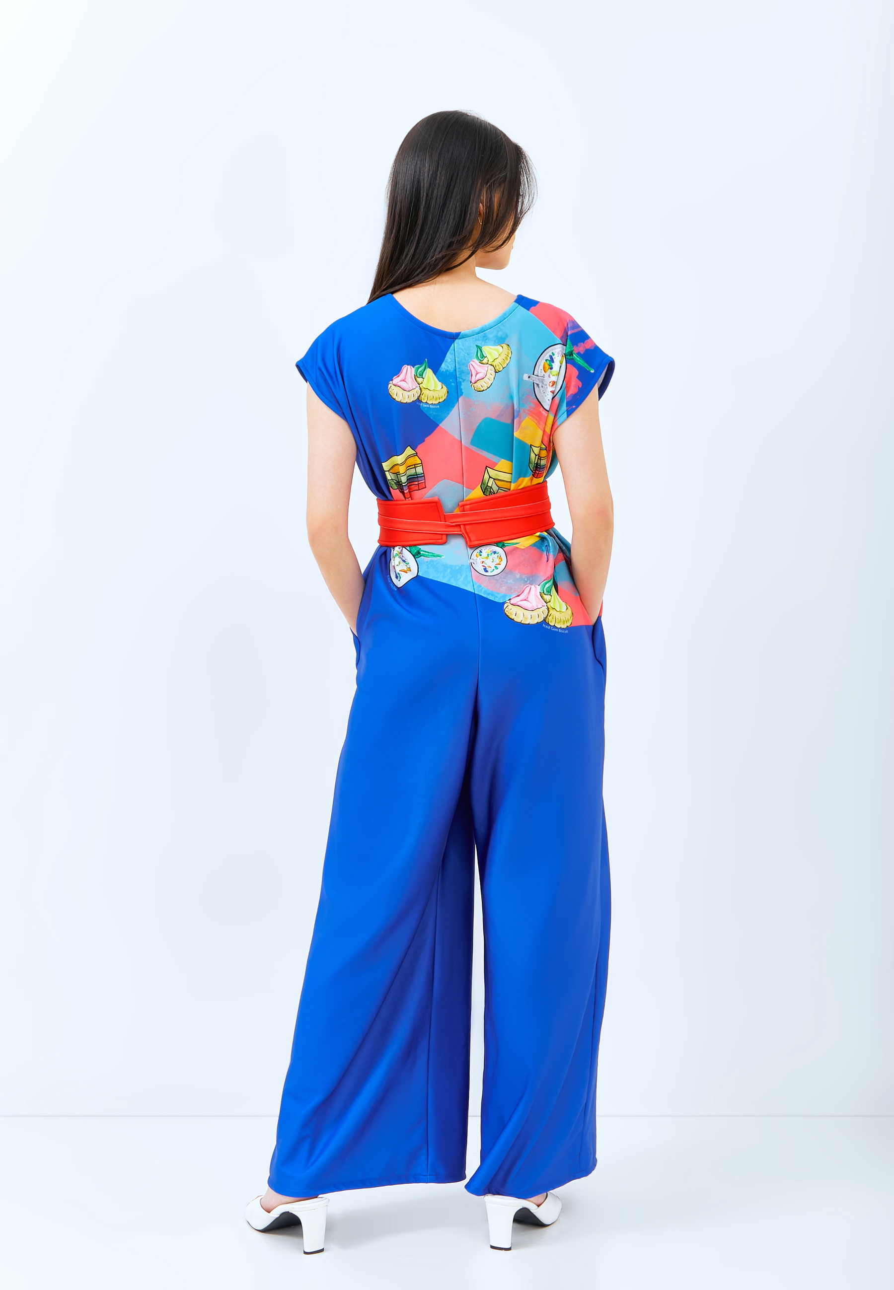Multi-Way Long Jumpsuit Local Food by Lester Lee X Say Kim Han