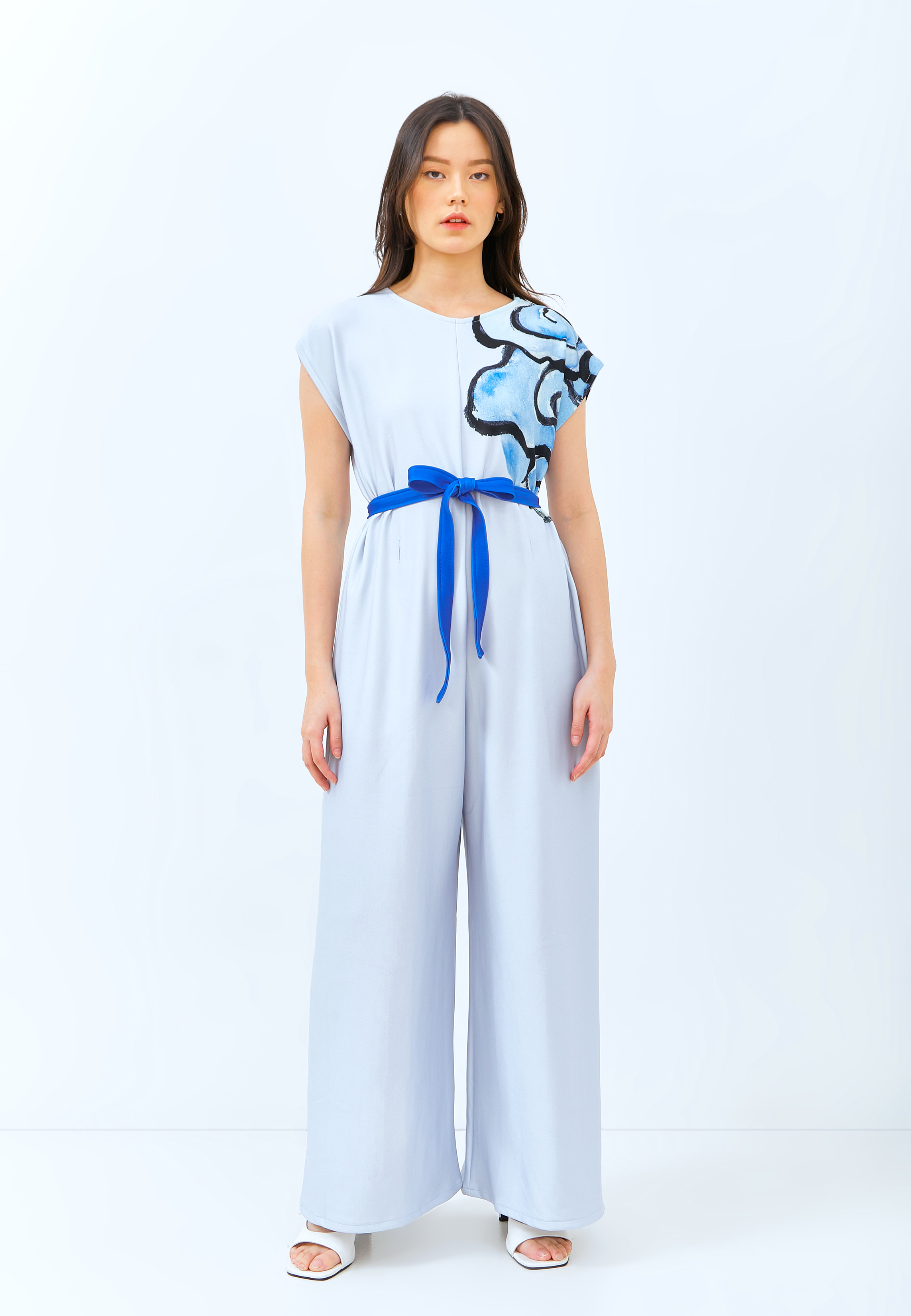 Multi-Way Long Jumpsuit Oriental by Wong Lip Chin