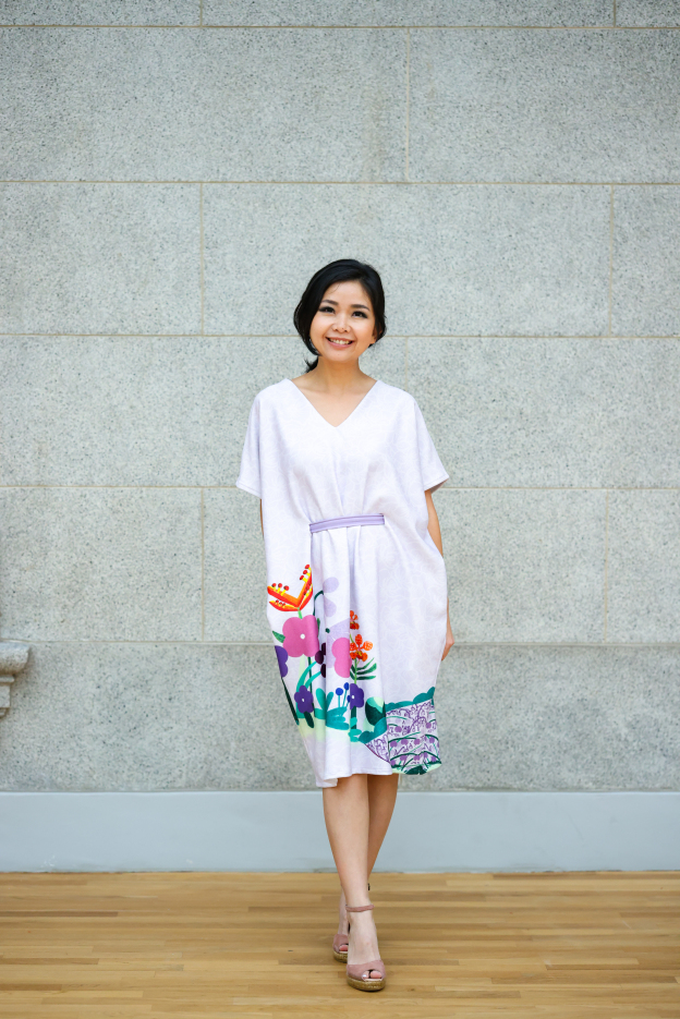 Kimono Dress Floral by Karina Simon X Natalie Yap