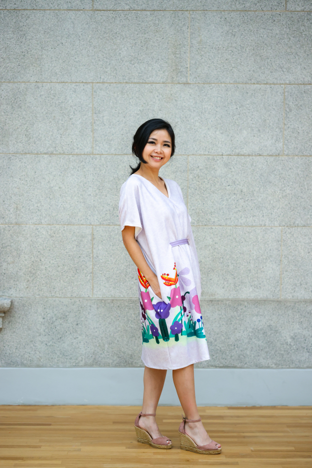 Kimono Dress Floral by Karina Simon X Natalie Yap