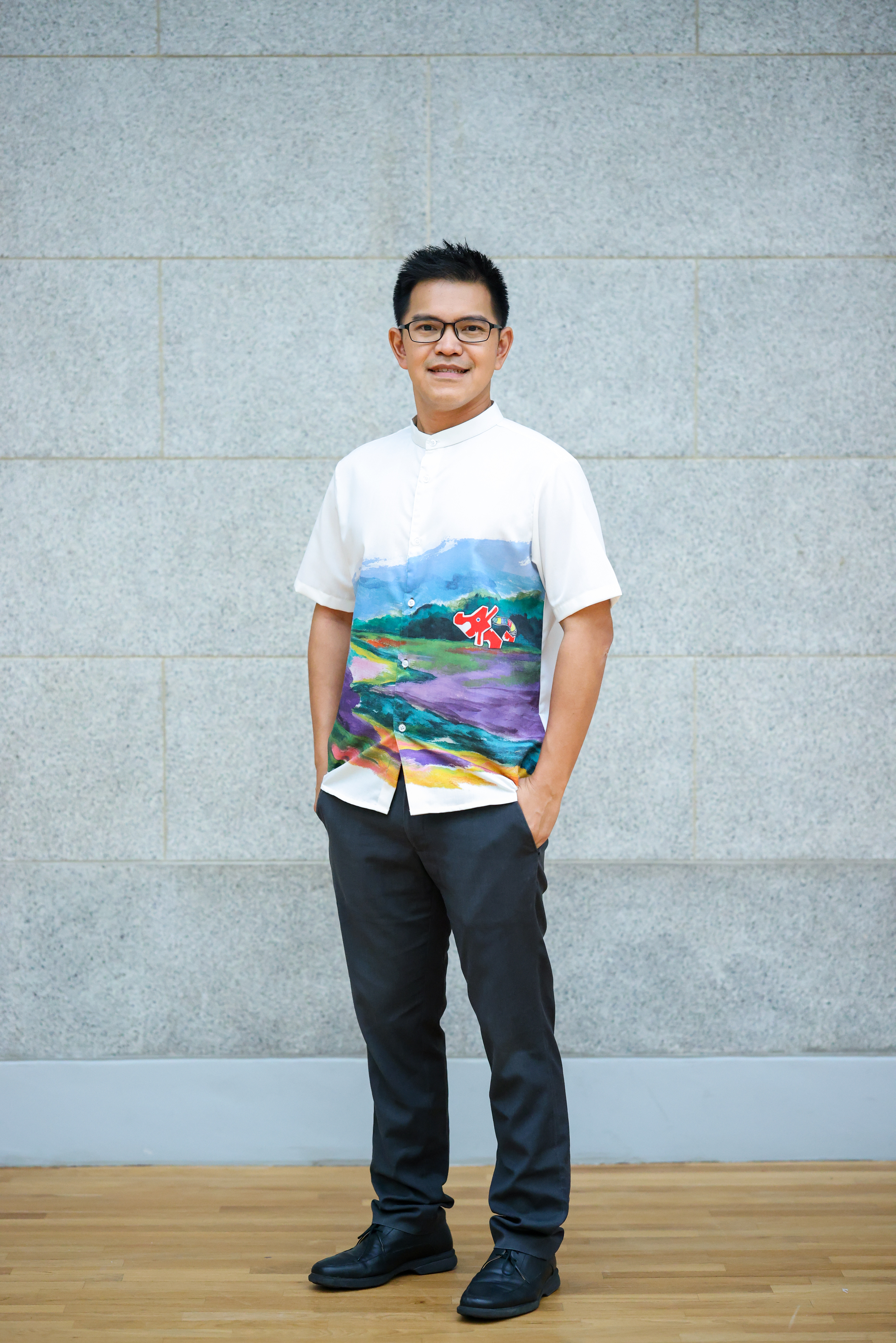Shirt (Men) Landscape by Khairulddin Wahab X Wong Jun Quan