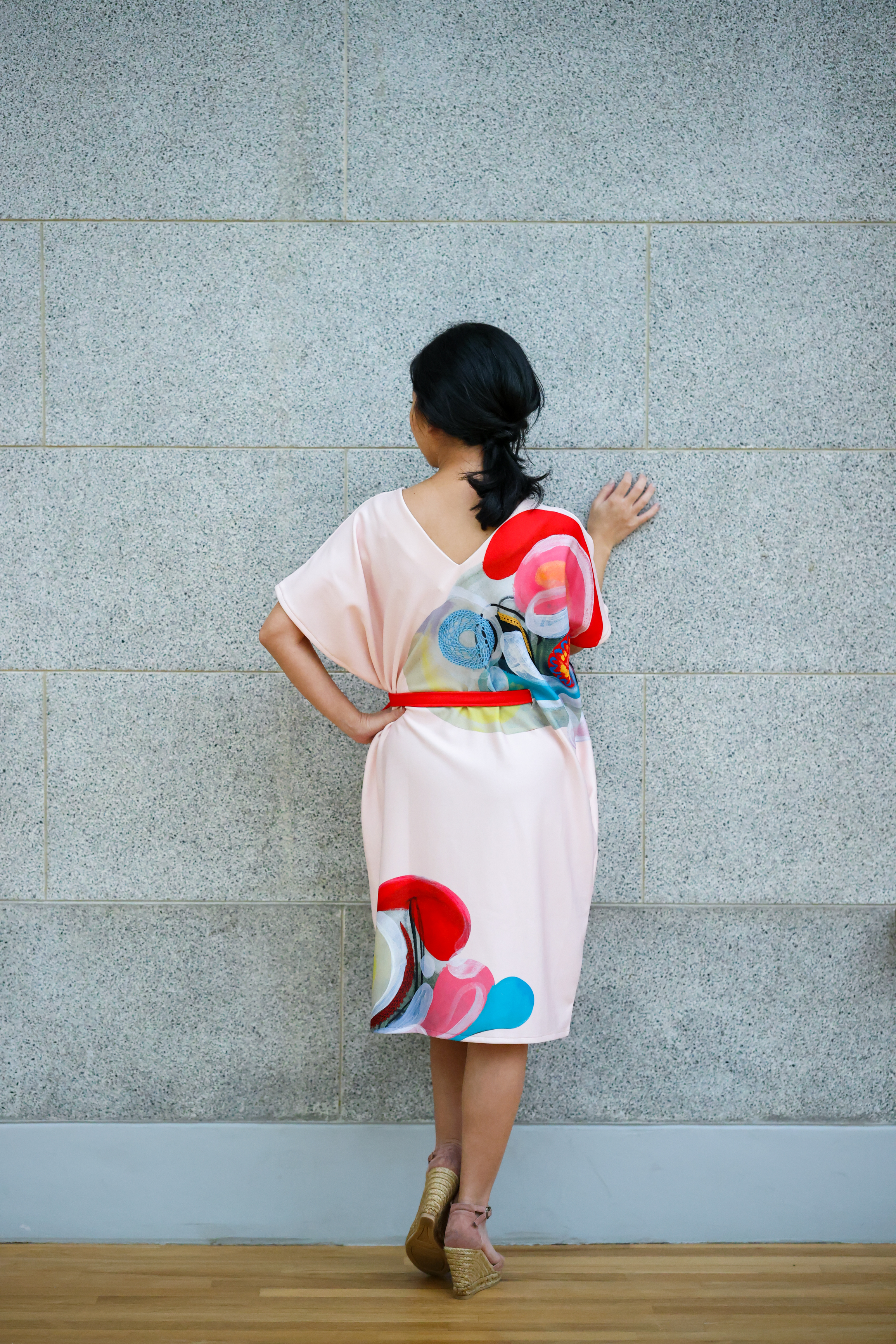 Kimono Dress Abstract by Tan Woon Choor X Shennie Yang