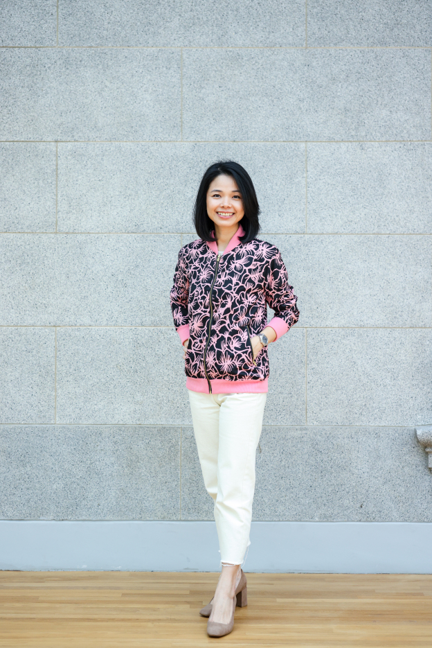Bomber Jacket Floral by Karina Simon X Natalie Yap