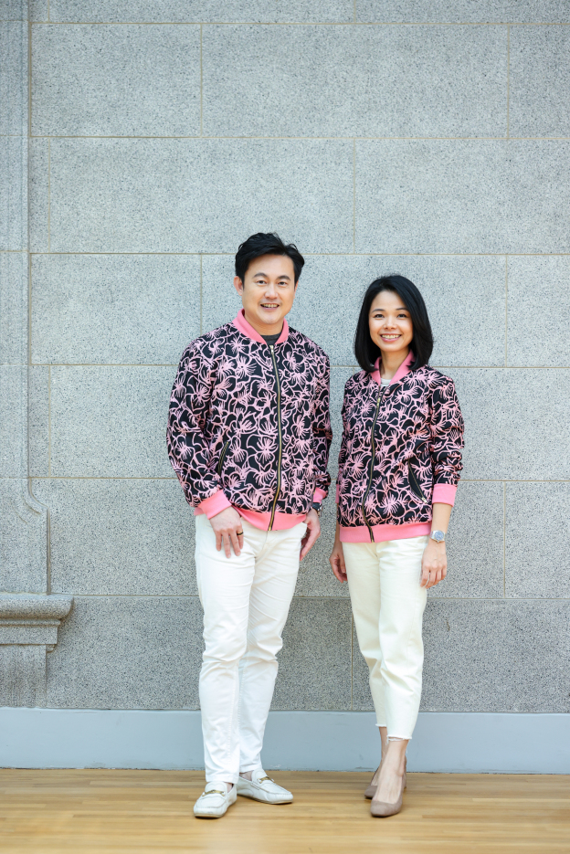 Bomber Jacket Floral by Karina Simon X Natalie Yap