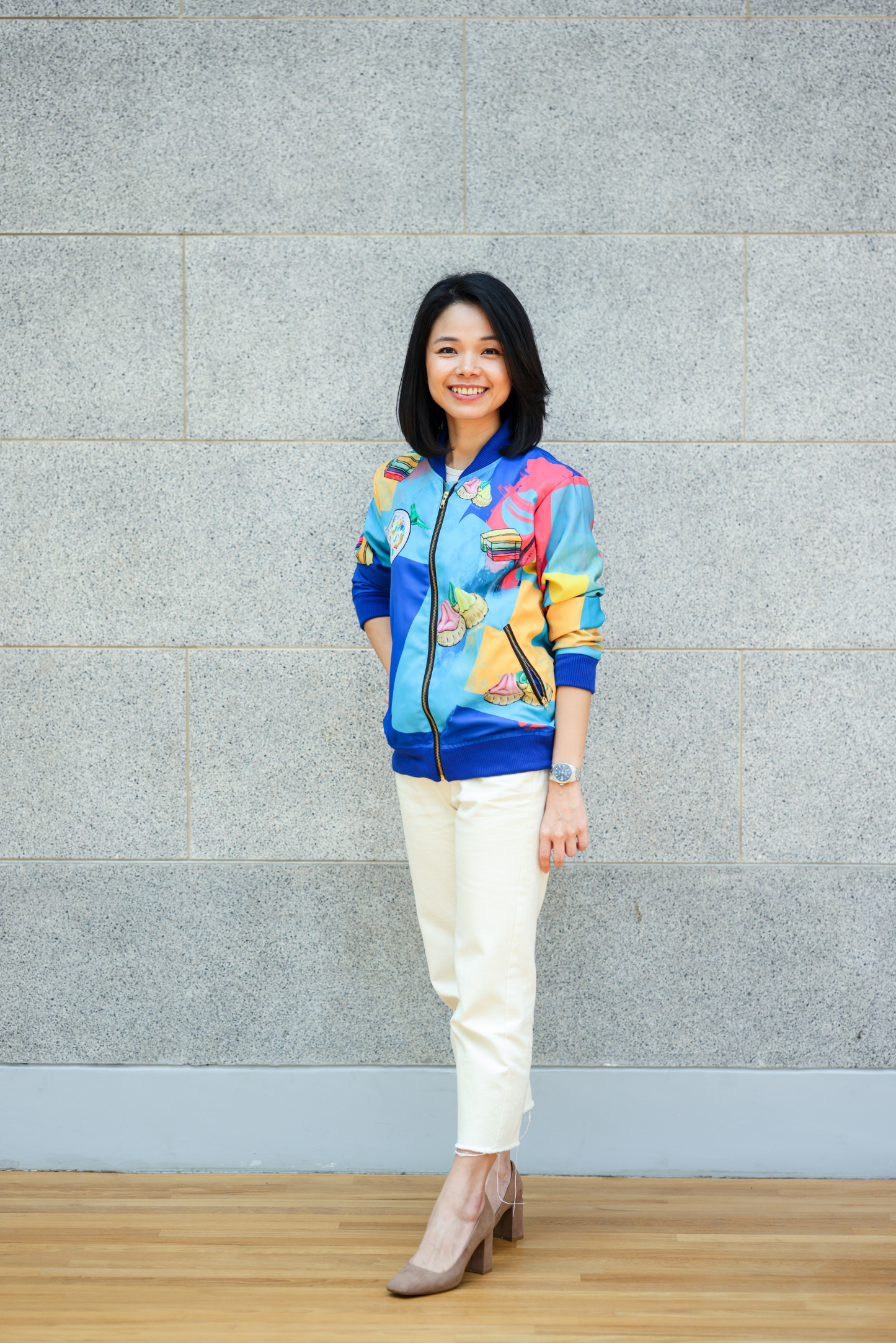 Bomber Jacket Local Food by Lester Lee X Say Kim Han