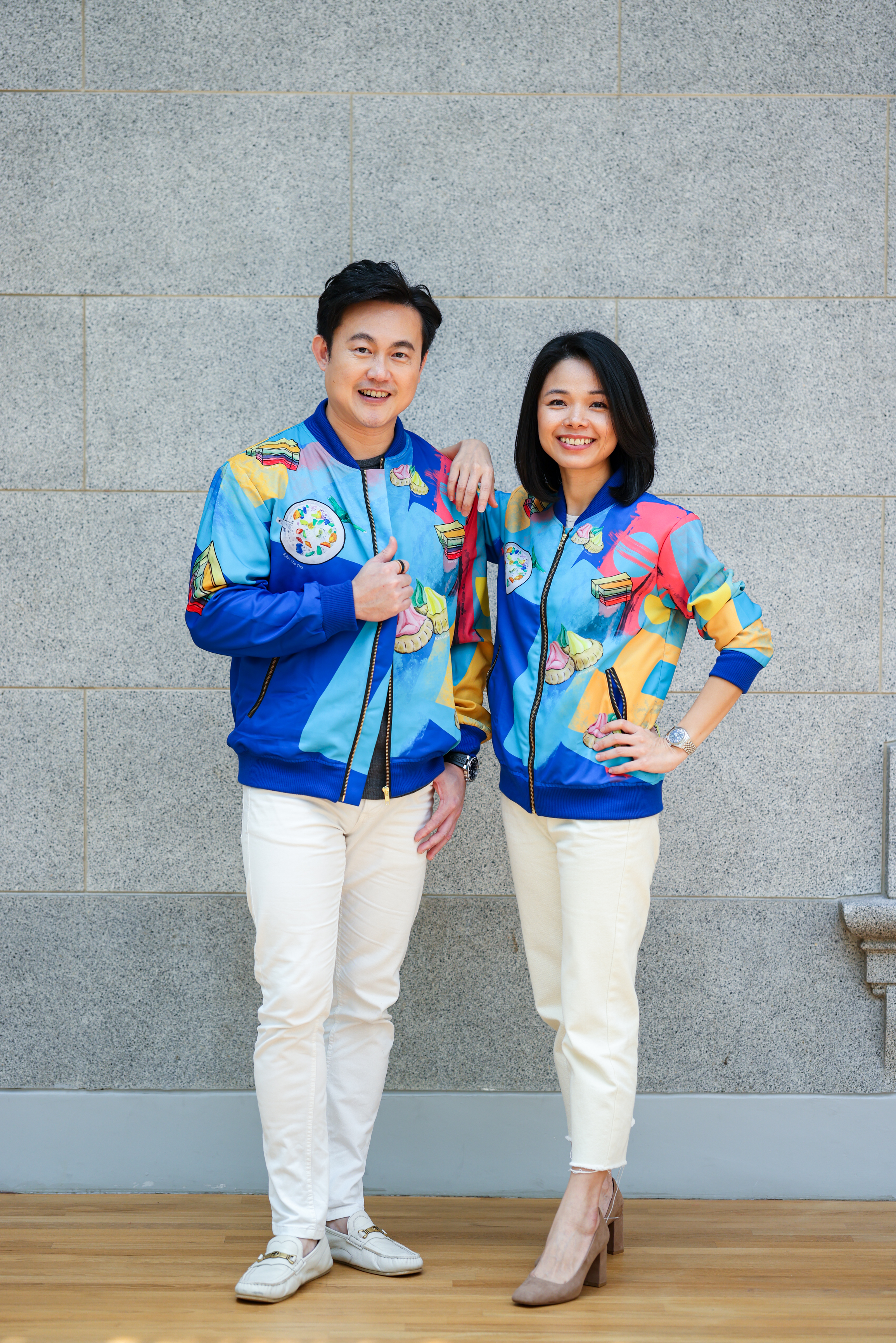 Bomber Jacket Local Food by Lester Lee X Say Kim Han