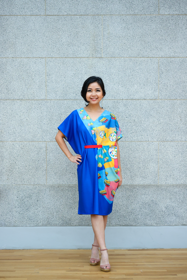Kimono Dress Local Food by Lester Lee X Say Kim Han
