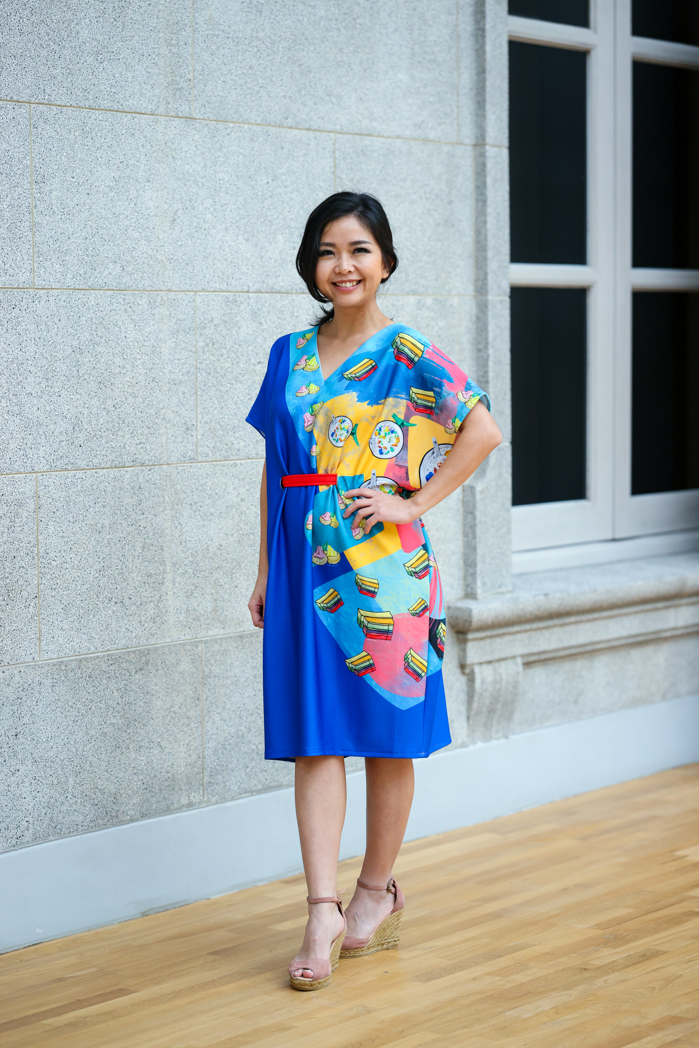 Kimono Dress Local Food by Lester Lee X Say Kim Han