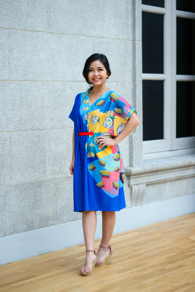 Kimono Dress Local Food by Lester Lee X Say Kim Han