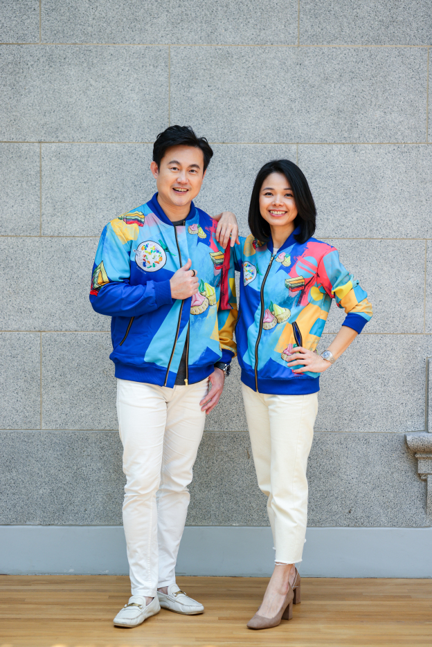 Bomber Jacket Local Food by Lester Lee X Say Kim Han
