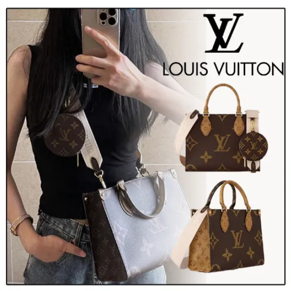 【LOUIS VUITTON】LV専門店新作スモールサイズOnthegoトートバッグ